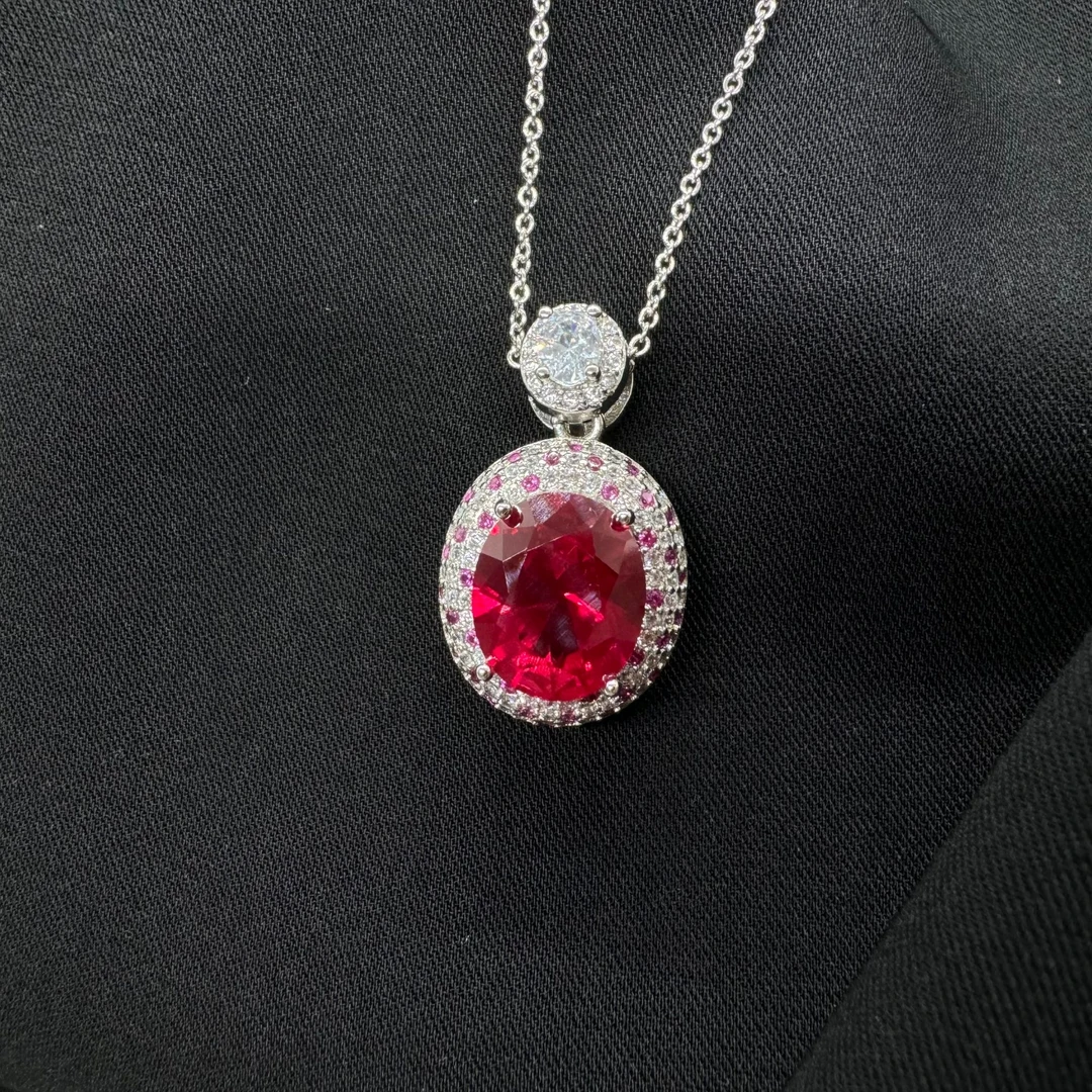 时尚高级红色宝石项链DM013