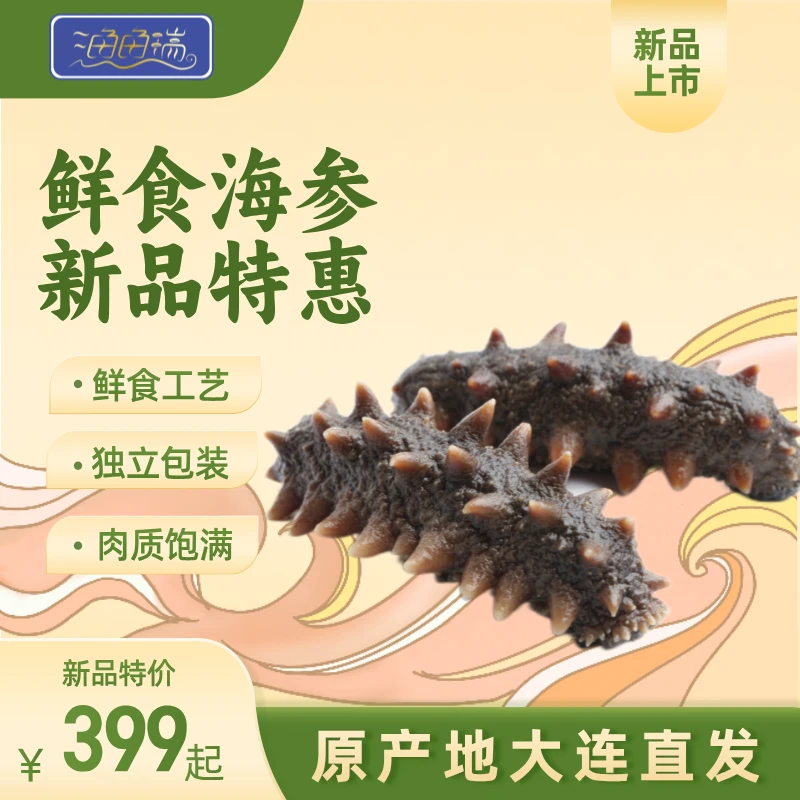【中秋特惠】品质鲜食海参大连原产地直发孕妇老人上班族小孩首选