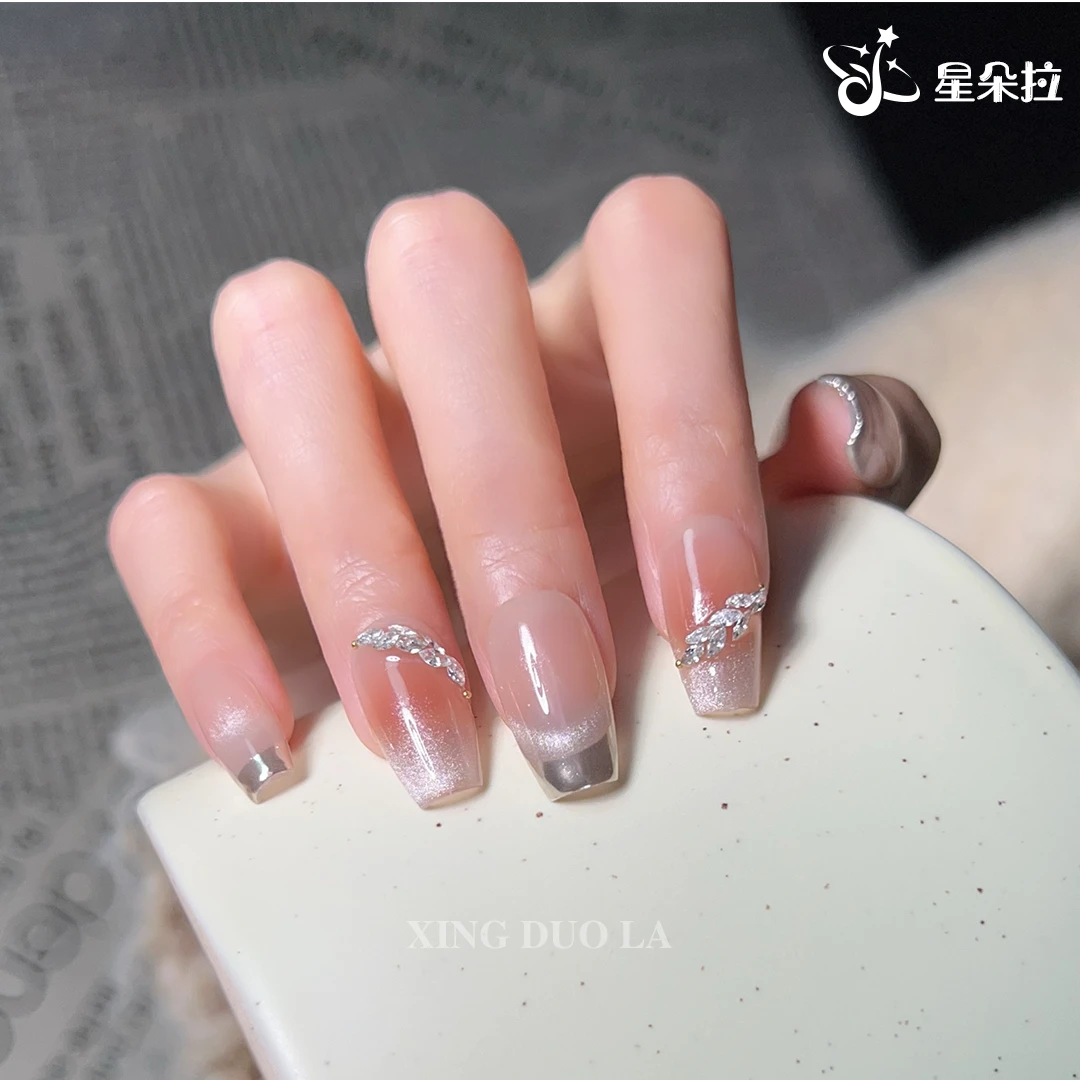【秋意浓】星朵拉纯手工定制美甲 可拆卸穿戴甲