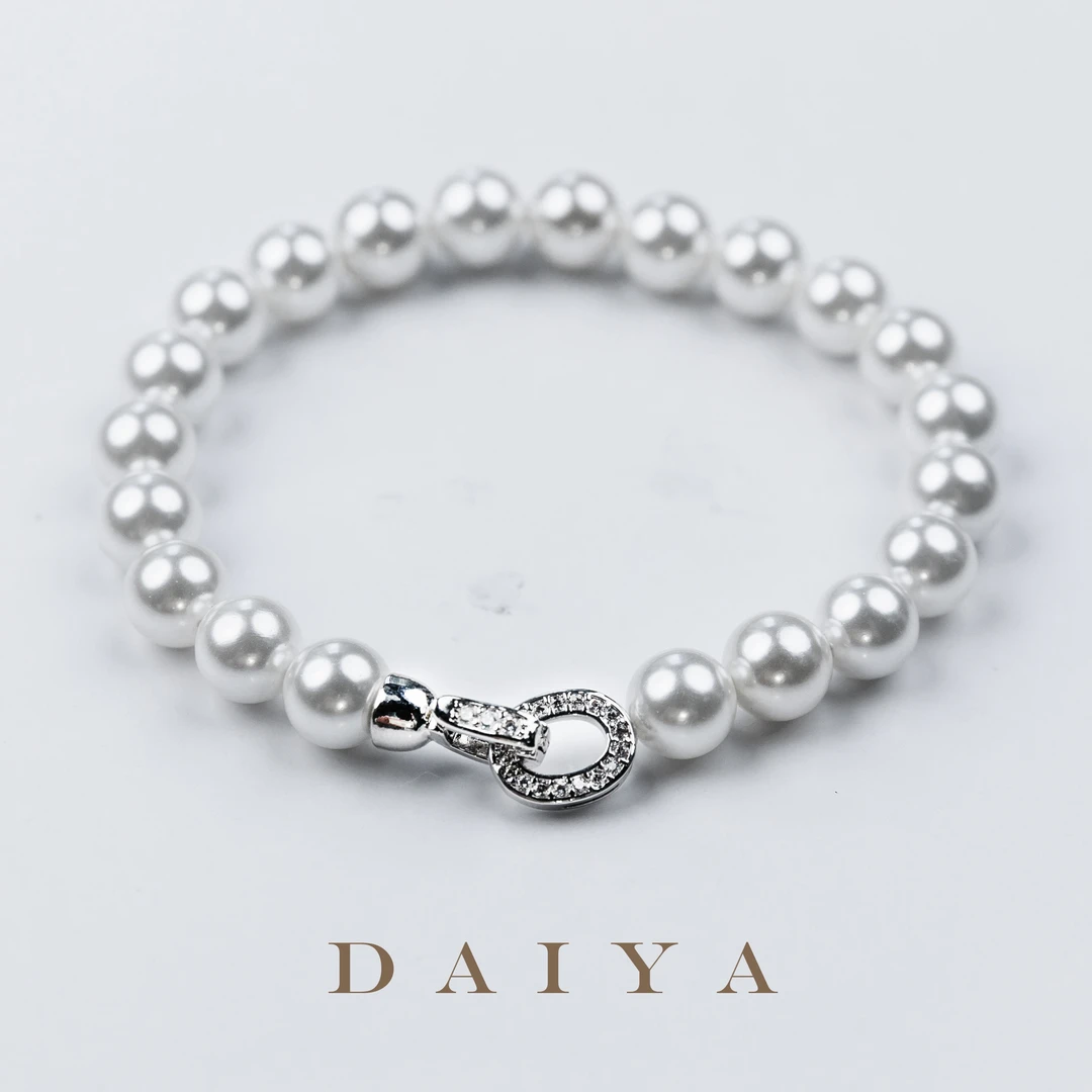 DAIYA 花好月圆 贝壳珠手链 6-12MM气质 轻奢