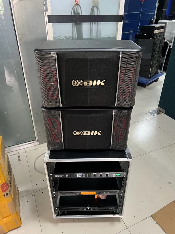bik卡包10寸音响4通道功放效果器话筒机柜不包邮