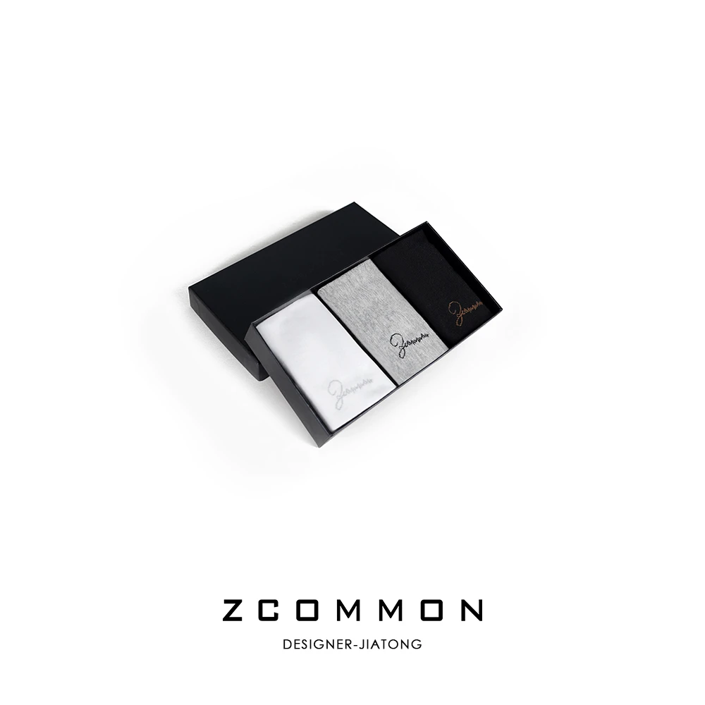 Z common【混色装】精梳棉浅口经典简约透气柔软舒适短袜 2411092