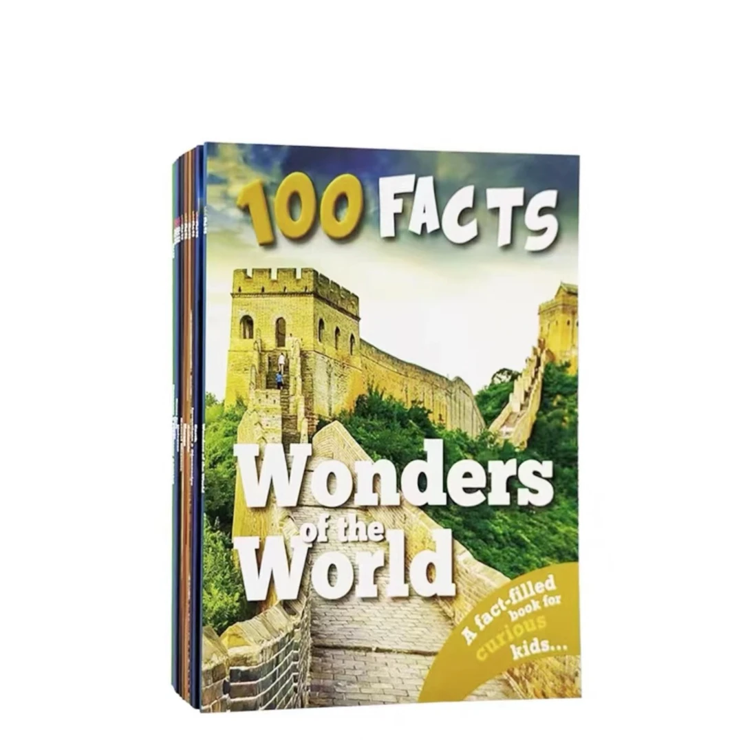 英文原版100 Facts100个惊人的事实全套10册少儿科普百科益智读物