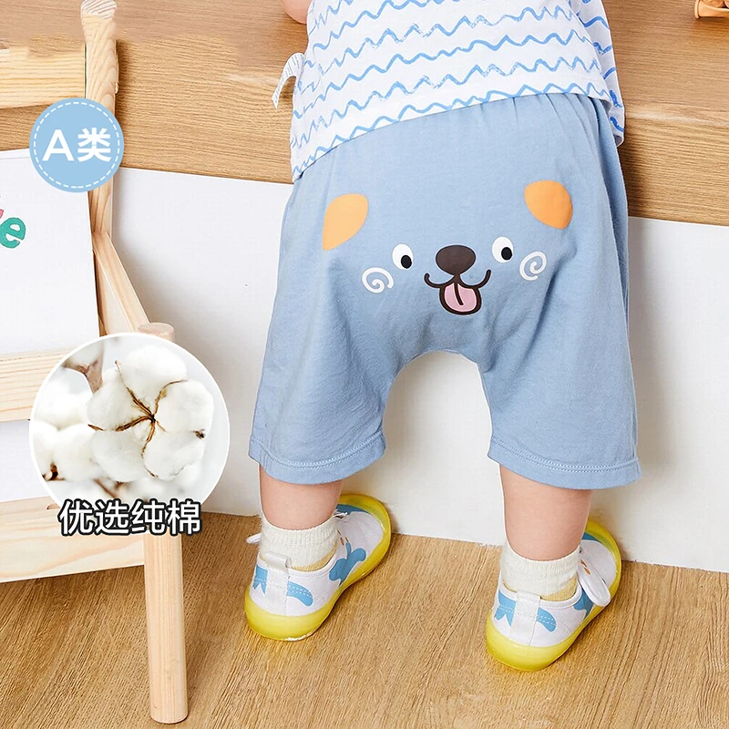商场同款婴幼儿童PP裤子男女小童宝宝七分裤2023夏季休闲宽松短裤