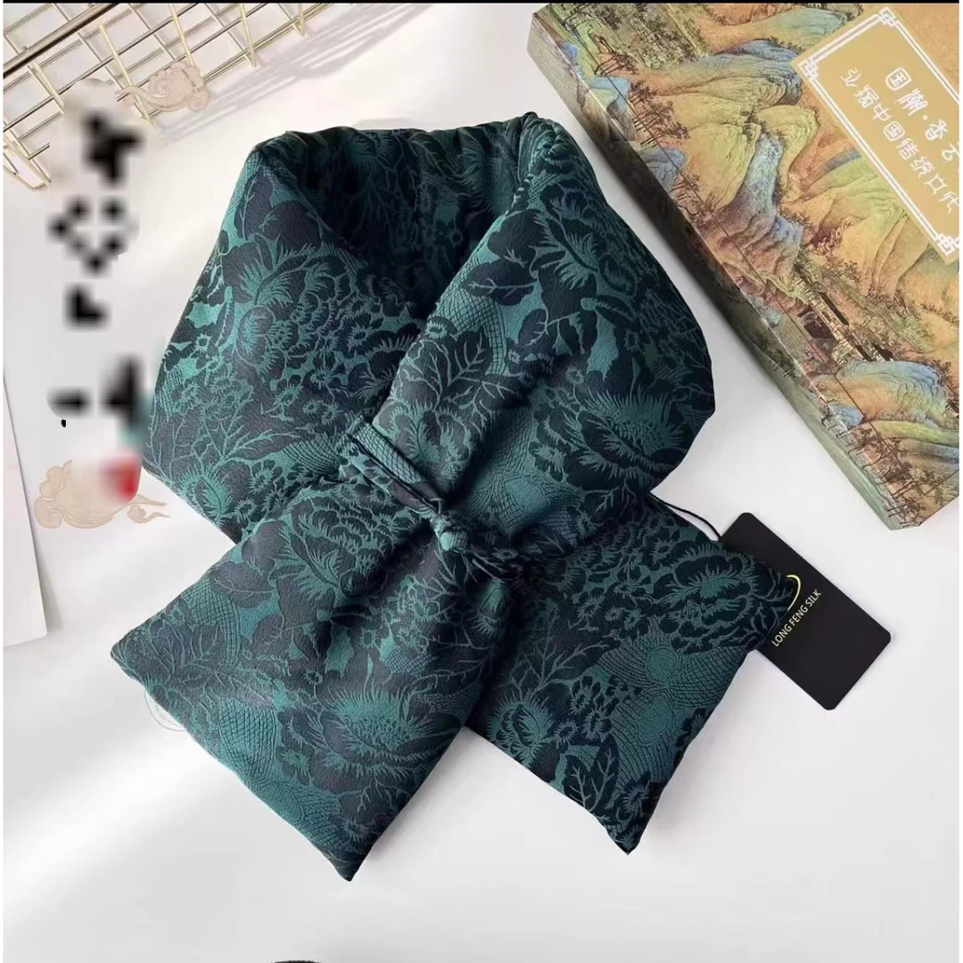 棉围脖 绿 秋冬新款时尚香云棉保暖围巾围脖