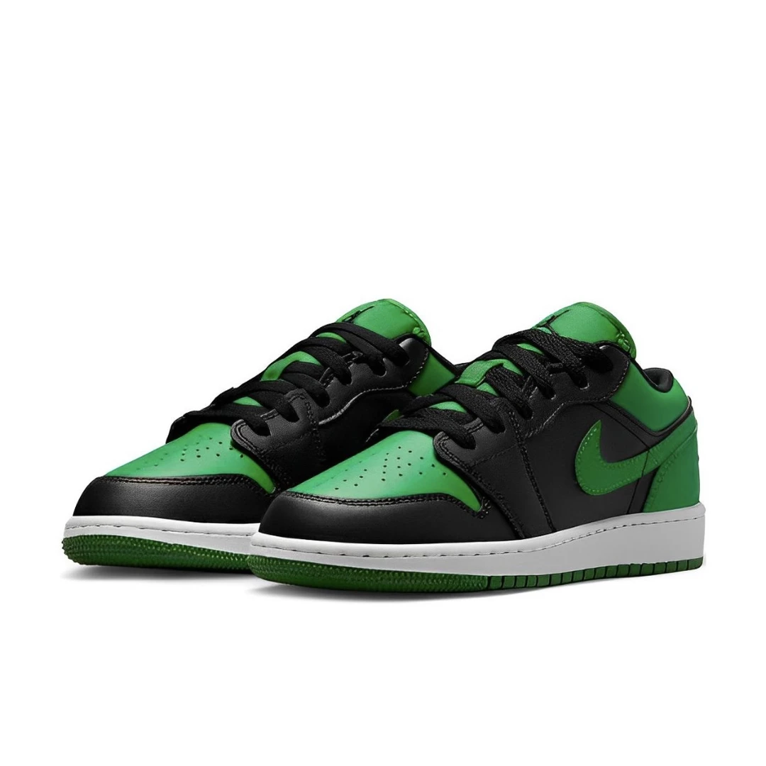 Nike/耐克Air Jordan 1 Low AJ1 低帮 复古黑绿篮球鞋553560-065