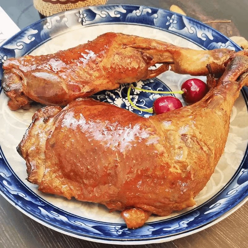 东北老式熏制鸡腿250g*4袋即食开袋即食鸡肉零食原味手枪腿熟食