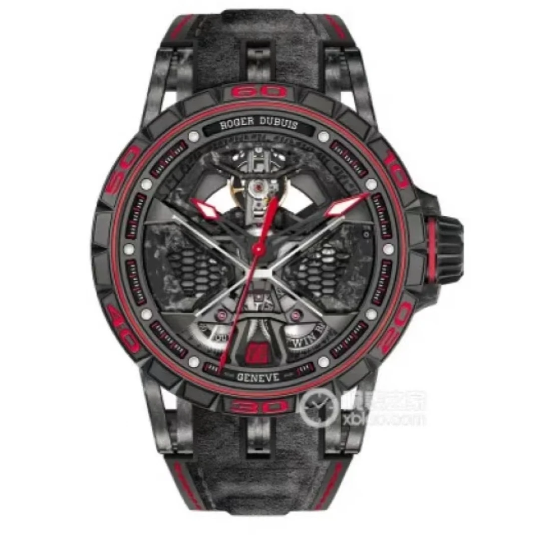 99新 ROGER DUBUIS/罗杰杜彼 哈奢馆名表/罗杰杜彼/45mm/19年全套