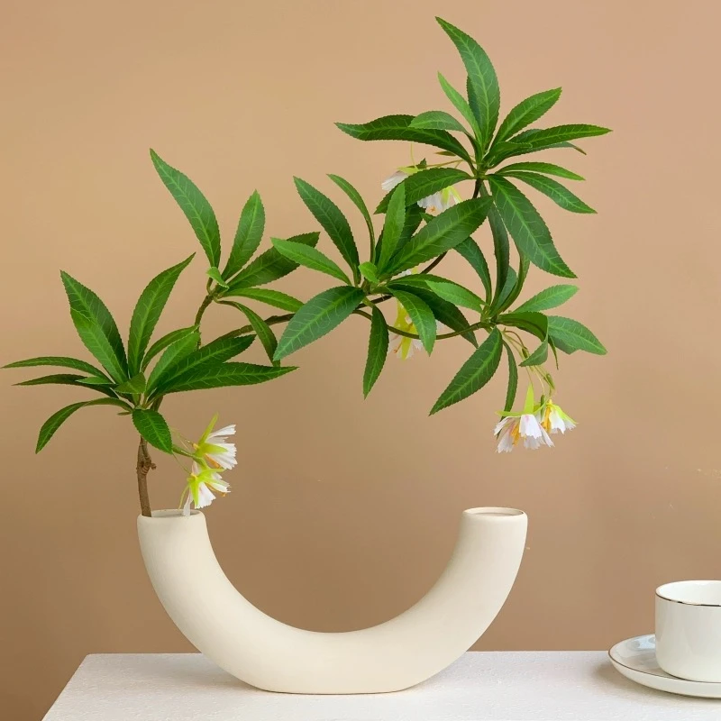 高档仿真绿植水石榕3D打印手感绿植北欧现代仿真化室内家居装饰花