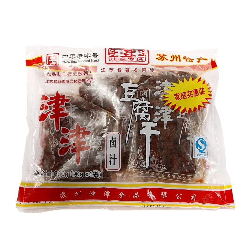 津津卤汁豆腐干苏州特产素食休闲小吃特产豆制品豆干老字号360g*2