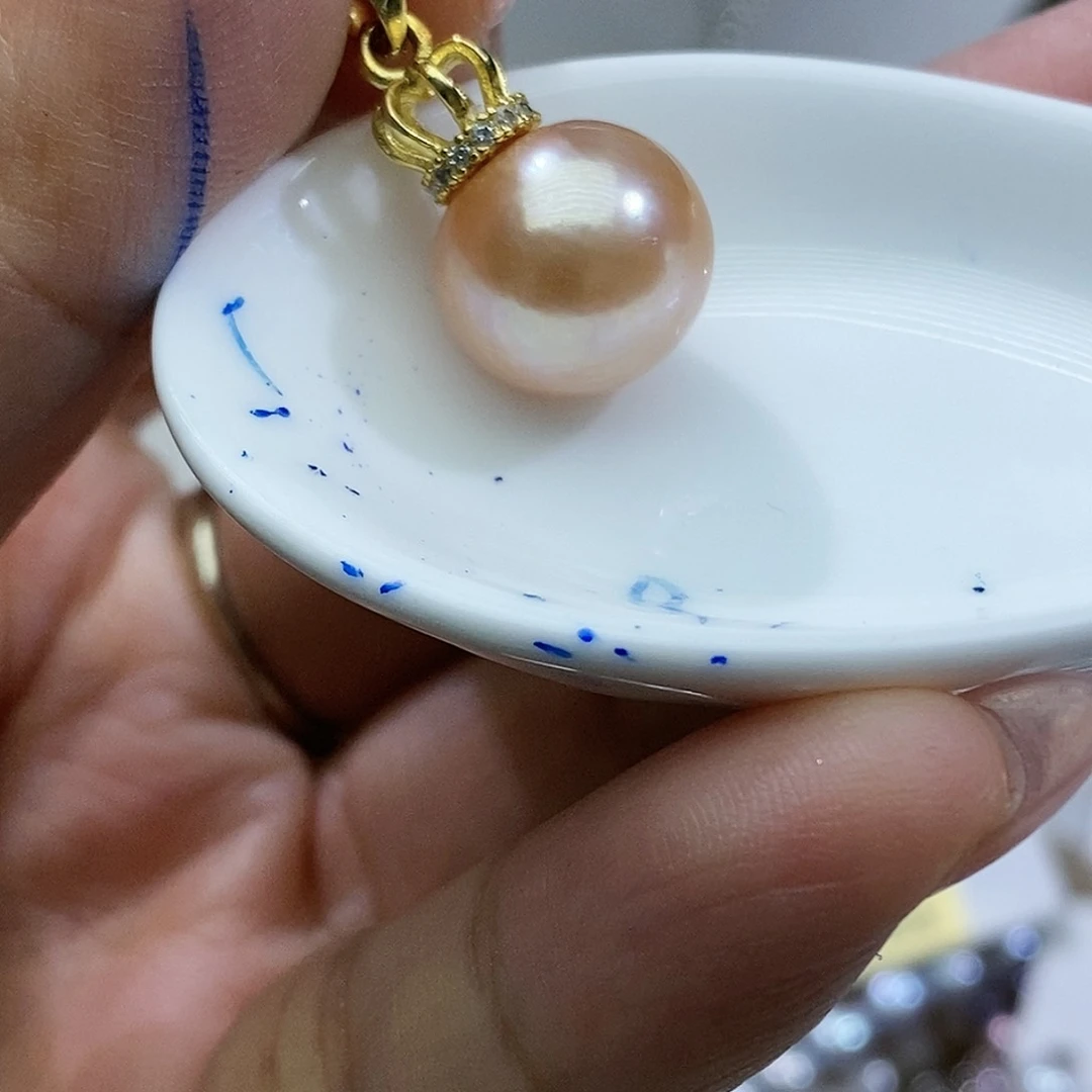 淡水珍珠耳钉未镶嵌