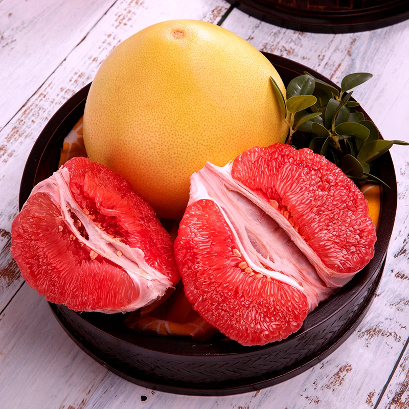 老树红心柚子红肉红蜜柚新鲜水果5/9斤皮薄多汁