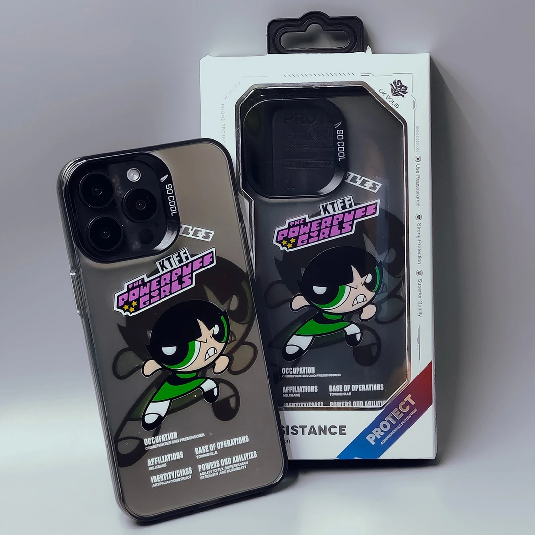 苹果13手机壳简约个性iphone11小女警12潮牌14新款15promax保护壳