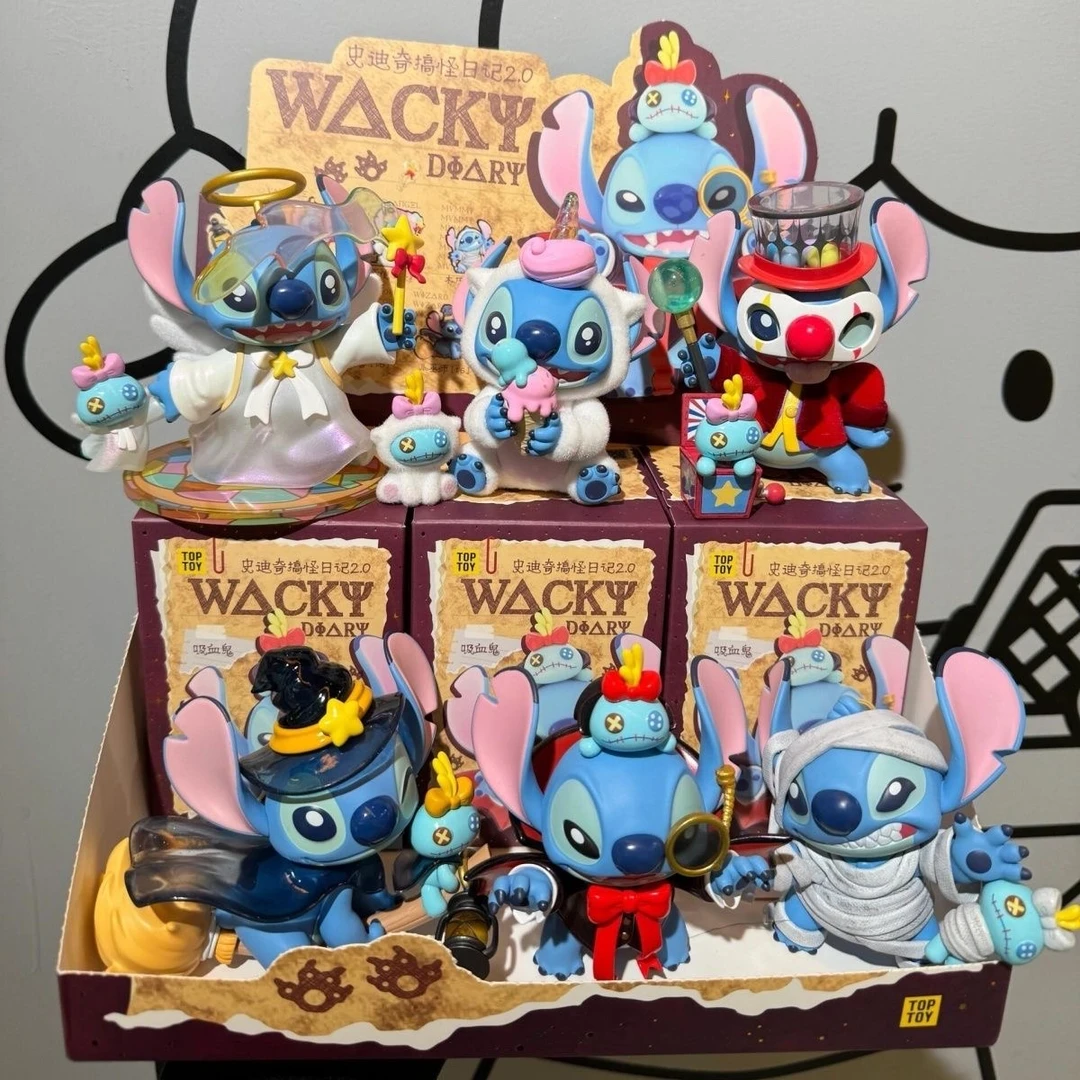 正品TOPTOY史迪奇搞怪日记2.0系列盲盒潮玩礼物桌面摆件女生手办