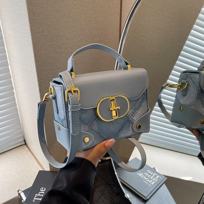 【寻陌甄选】新款流行手机包时尚百搭质感手提盒子包单肩斜挎小方包