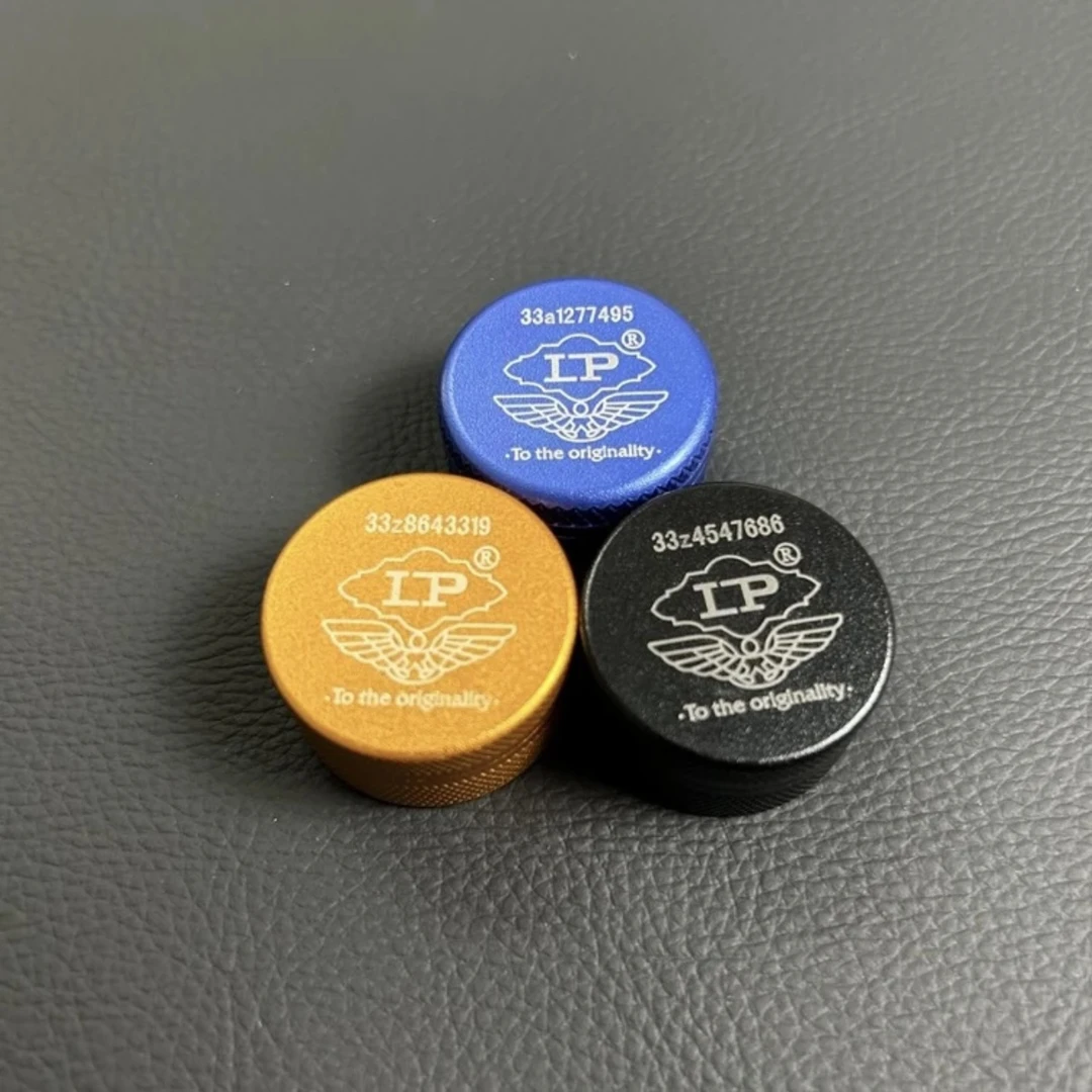 LP梦皮头台球杆皮头小头斯诺克枪头黑八桌球黑8球杆台球配件用品