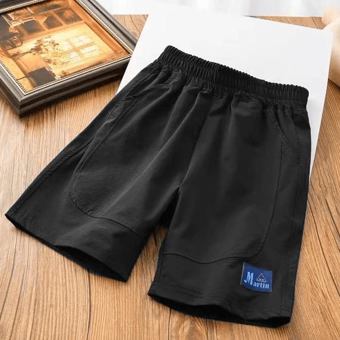 (福利品）男童外穿裤子夏季新款2024中大童薄款短裤速干百搭弹力裤