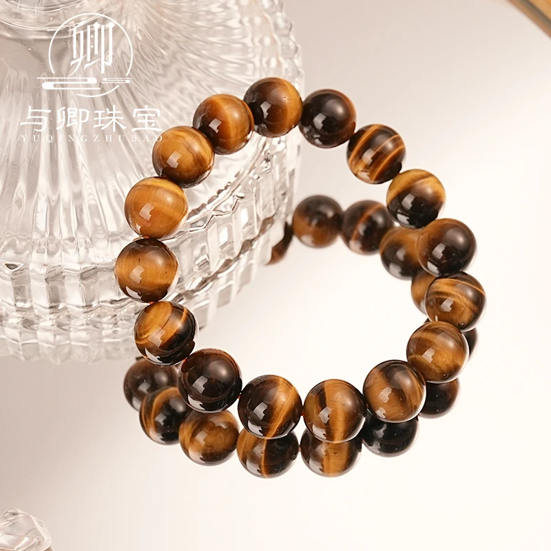 【虎眼石】与卿珠宝 12mm 天然守护之石虎眼石手串