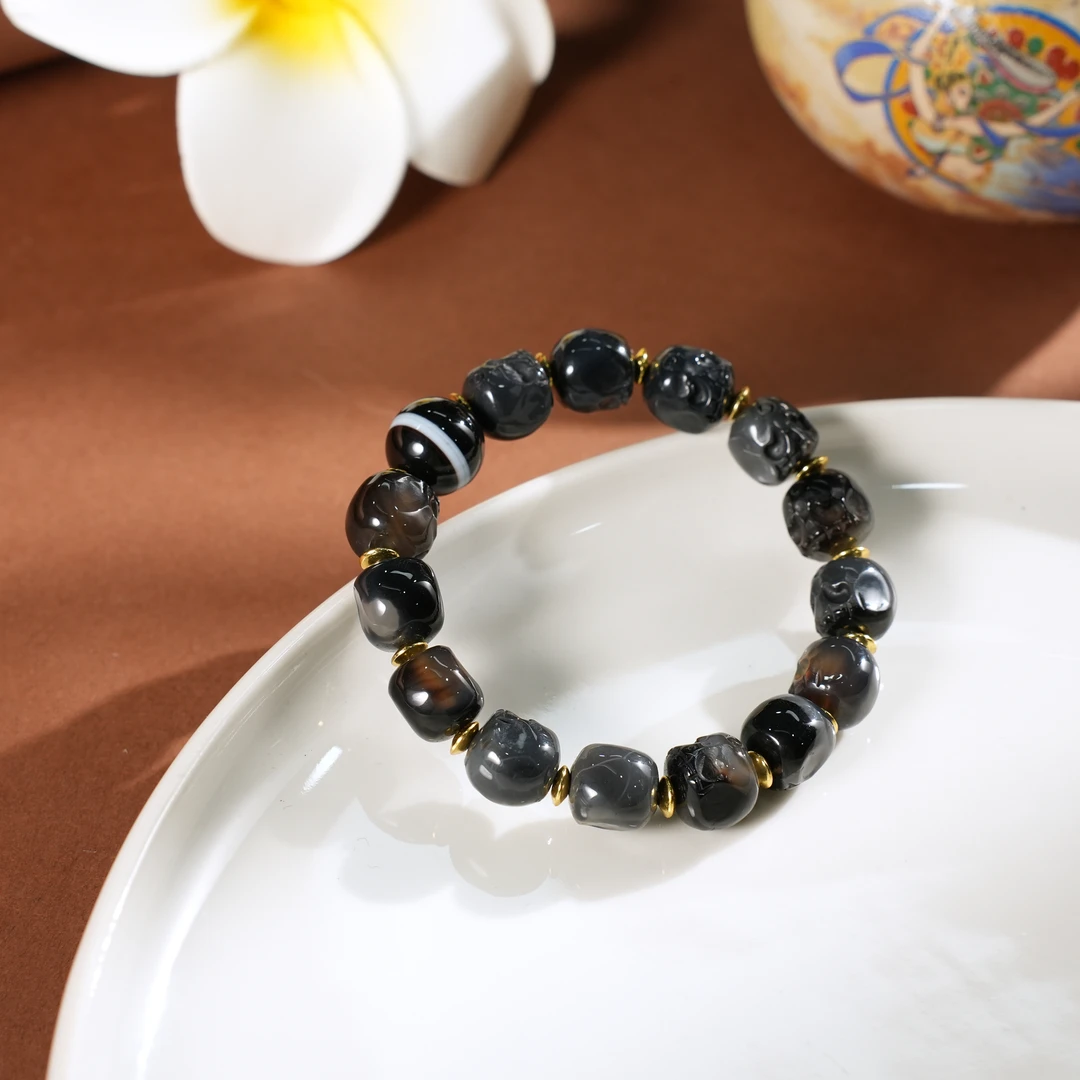 小青|手工设计圆珠药师手串系列多样性发一