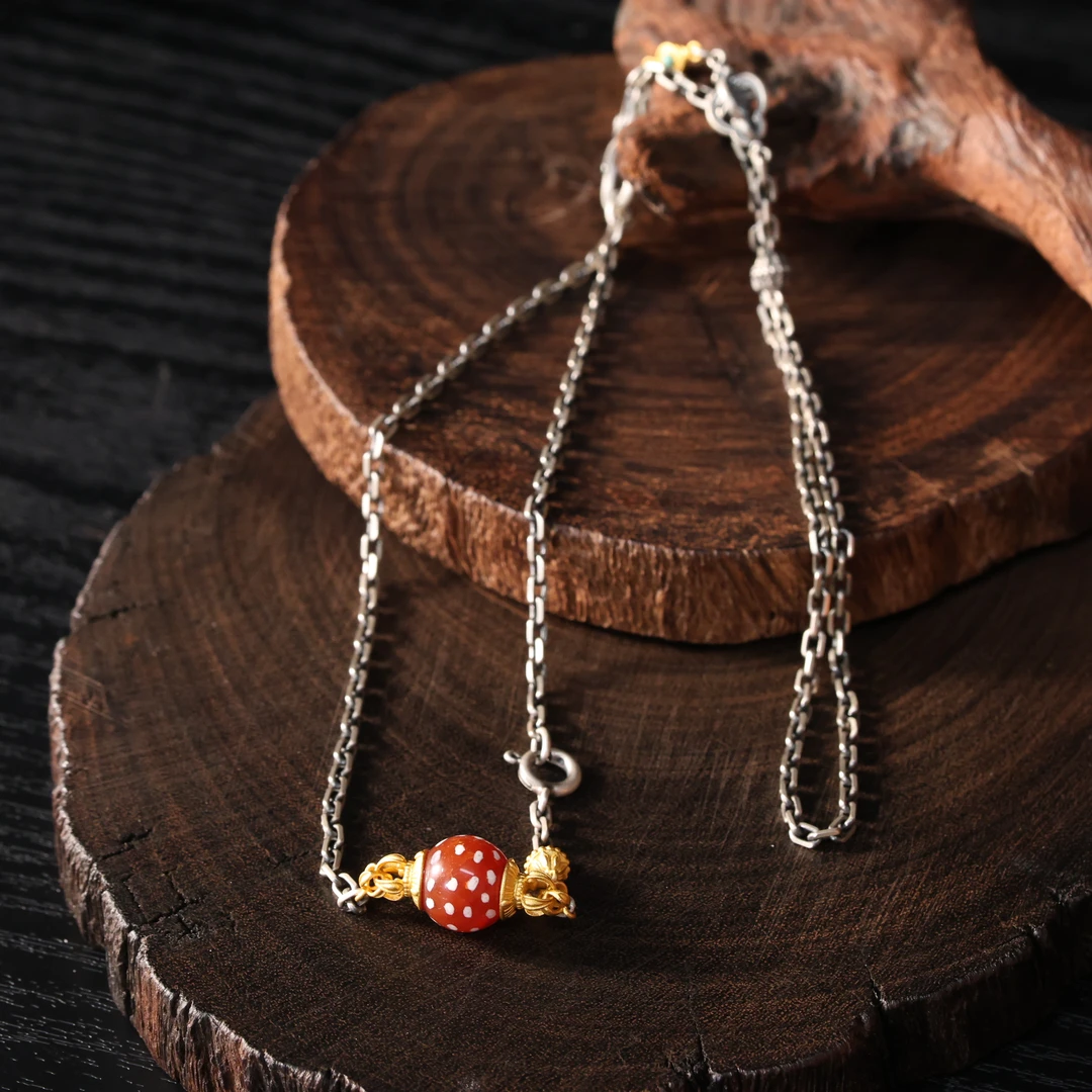 小青|手工设计草莓珠银万能配链多样性发一9098M