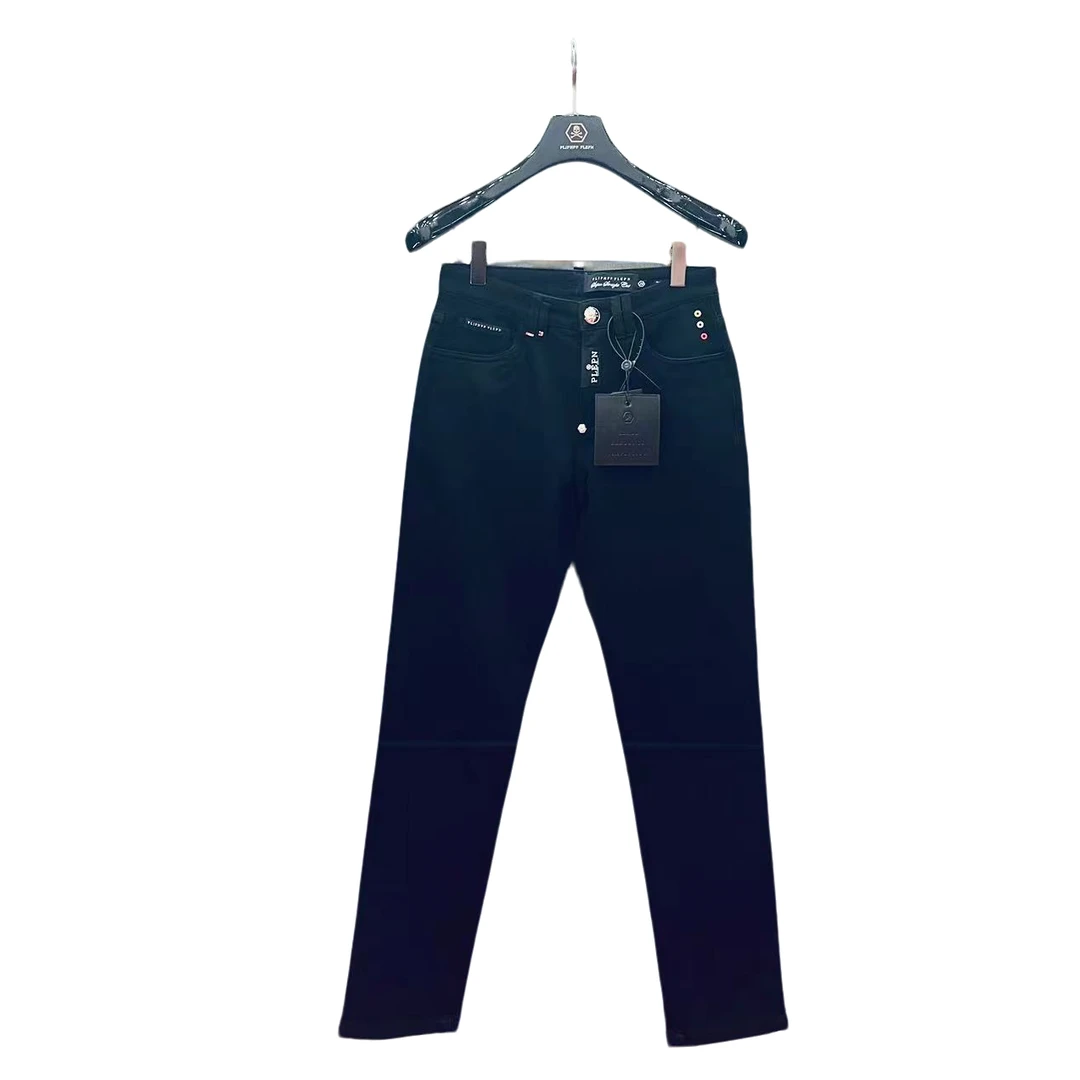 【PP定制】2024秋冬新款PP黑曼巴系列潮流男士高端弹力牛仔裤6803