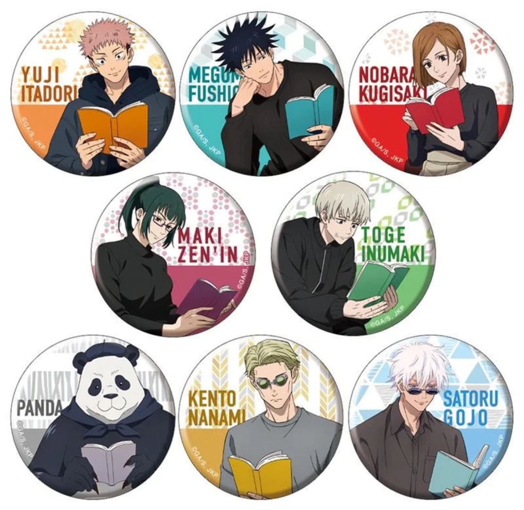 代拆 现货 咒术回战 读书系列 吧唧 徽章 周边