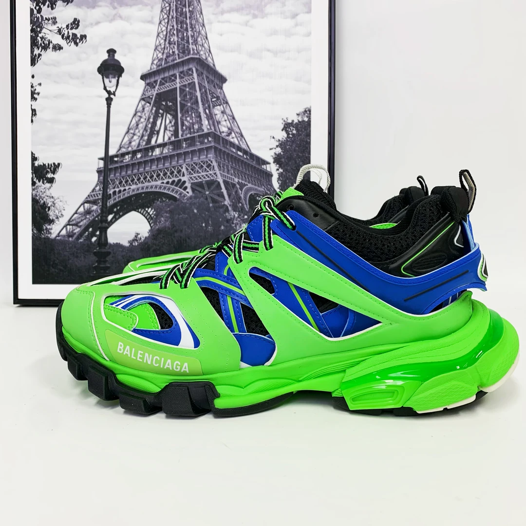 全新未使用 Balenciaga/巴黎世家 Track1.0绿色老爹鞋