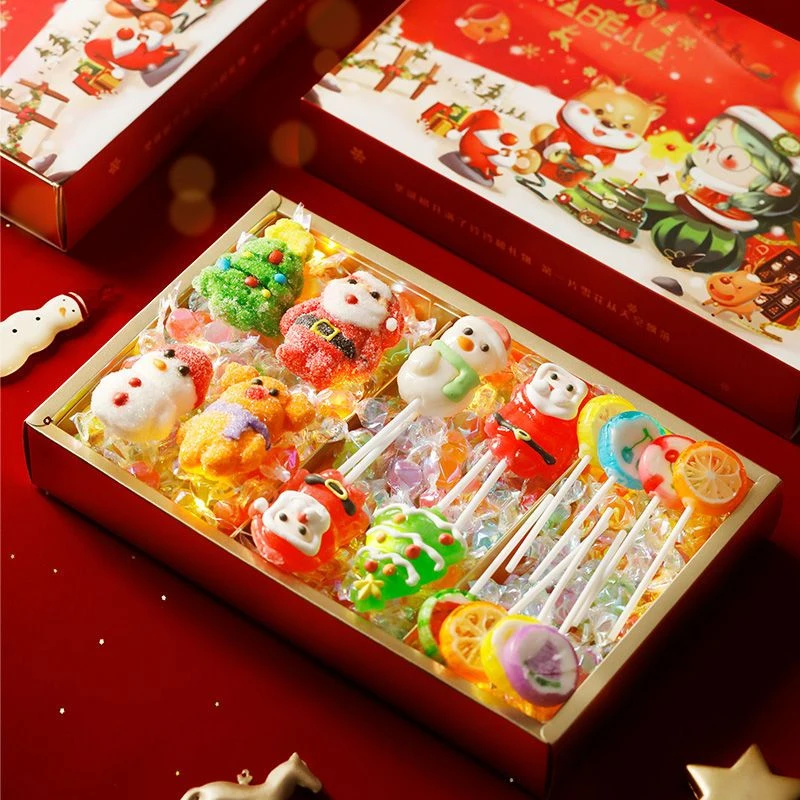 棒棒糖棉糖果千纸鹤糖果礼盒装新年货送女朋友儿童礼物幼儿园零食