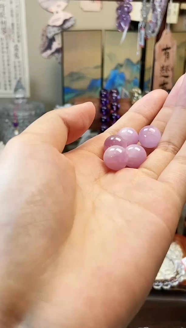 【闪购商品】水晶单珠未镶嵌m6紫锂辉11.5m
