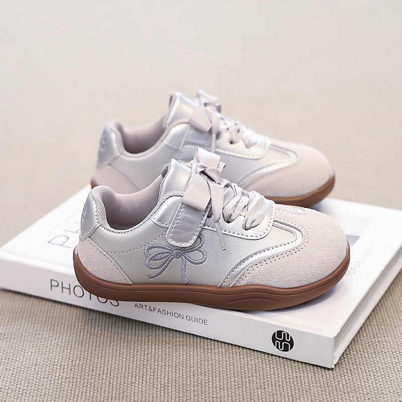 女童德训鞋春秋2024新款儿童鞋子运动鞋板鞋女宝幼儿园软底休闲鞋