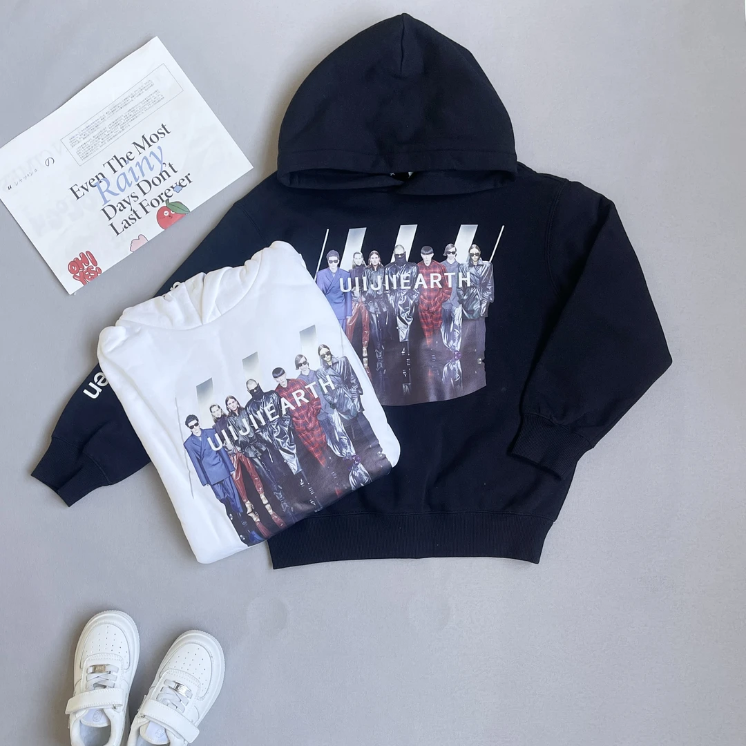 10046秋冬款加绒连帽卫衣（U）