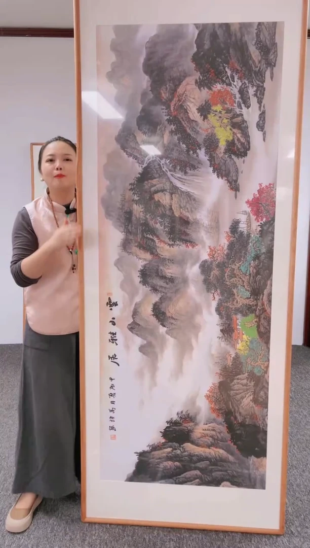 【闪购商品】绘画山水210*80@@陈万语008