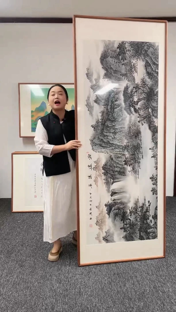 【闪购商品】绘画山水210*80@@曾松涛003