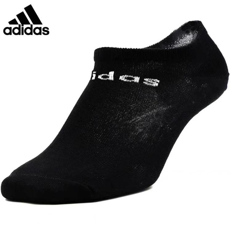 adidas/阿迪达斯运动袜男女NEO纯色logo薄款低帮船袜短袜 DN4436