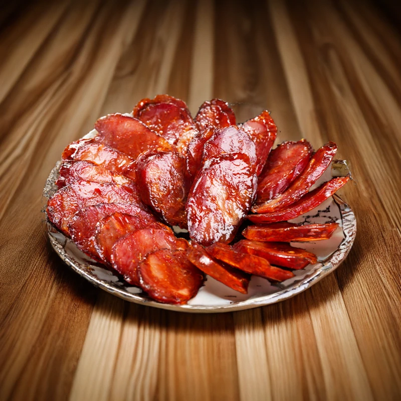 湖南特产正宗烟熏麻辣五香腊肠传统手工灌装纯肉肠香肠包装麻辣味