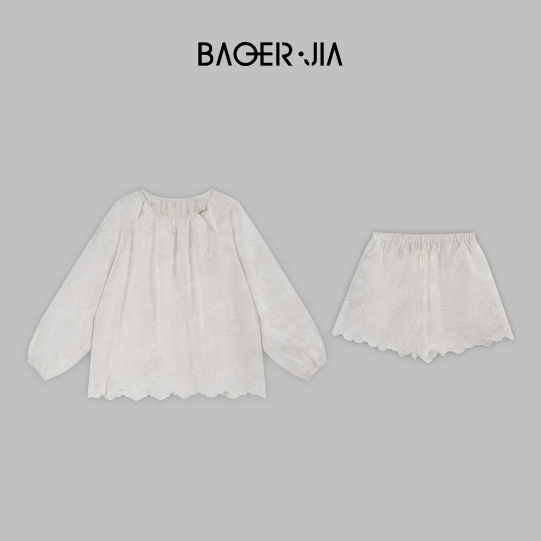 18-宝儿家含幂BF31924206夏季穿搭新款定制刺绣白云春烟上衣裤