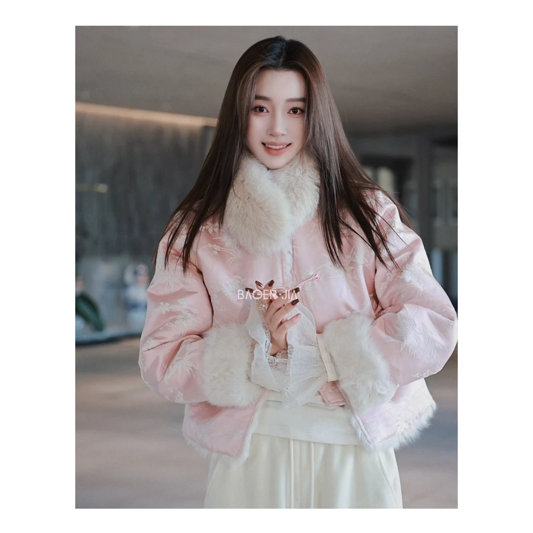 18-【一眼心动】宝儿家含幂BA105424411冬季新款非遗漳绒刺绣外套