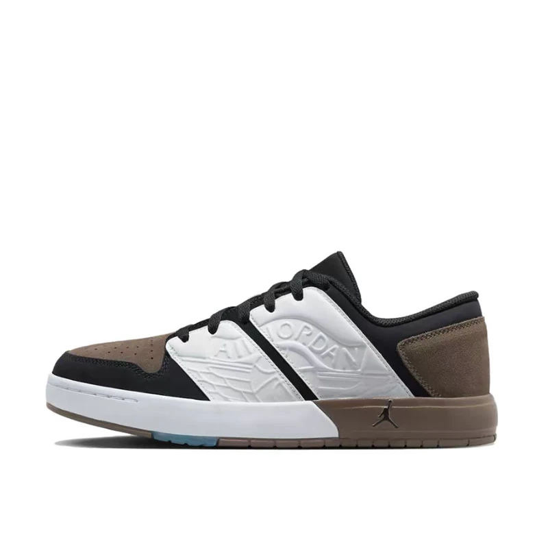 清货 耐克正品 Jordan Nu Retro 1 黑白棕 低帮篮球鞋 DV5141-102