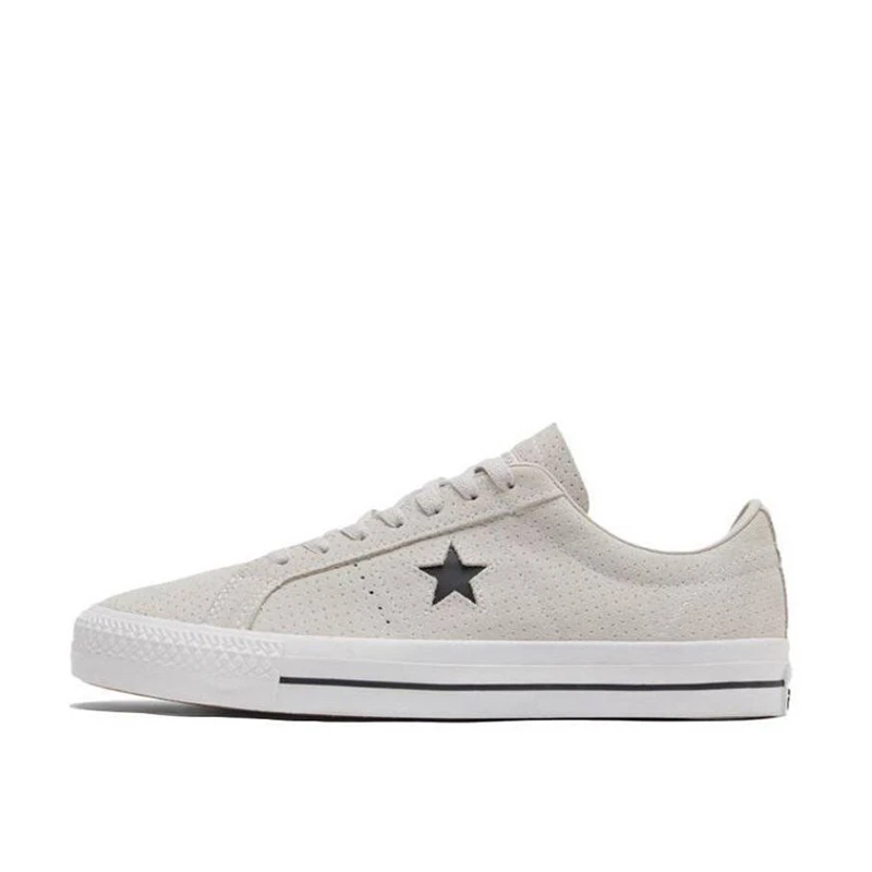 断码清货 匡威正品 Converse One Star Pro复古低帮板鞋 米白色