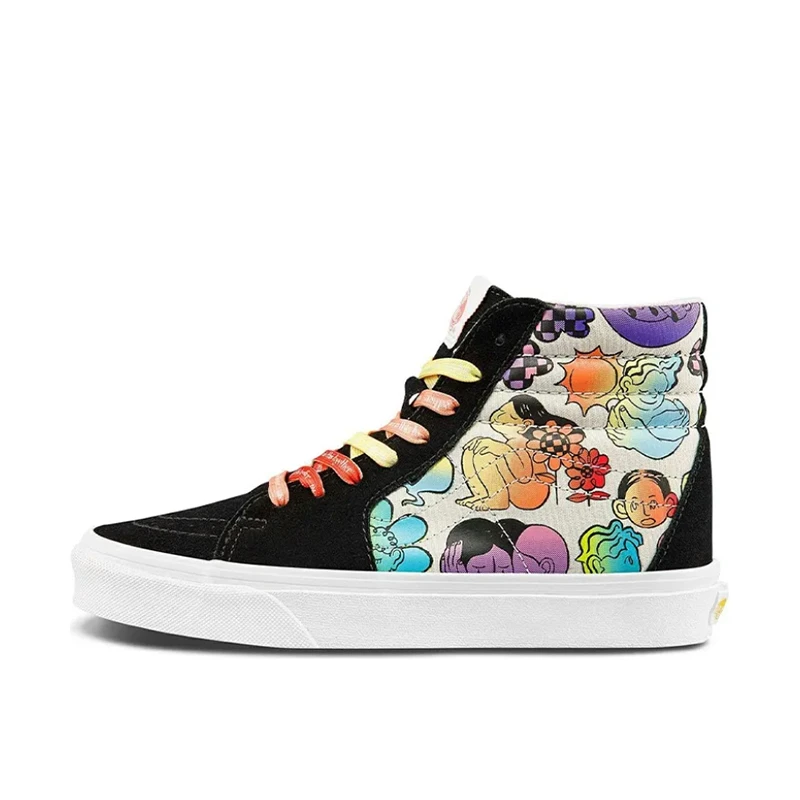 断码清货 万斯正品VANS SK8-Hi 彩色绘画 高帮板鞋 VN0A5JMJ8C3