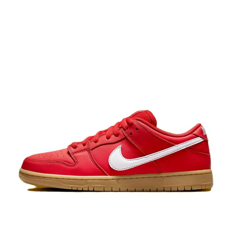 Nike Dunk SB "University Red" 白红低帮滑板鞋 FJ1674-600