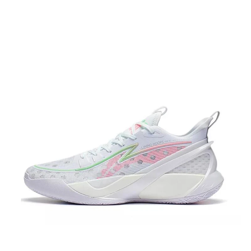 断码清货 李宁正品 李宁 音速10 V2 标准白 低帮篮球鞋 ABAS057-1