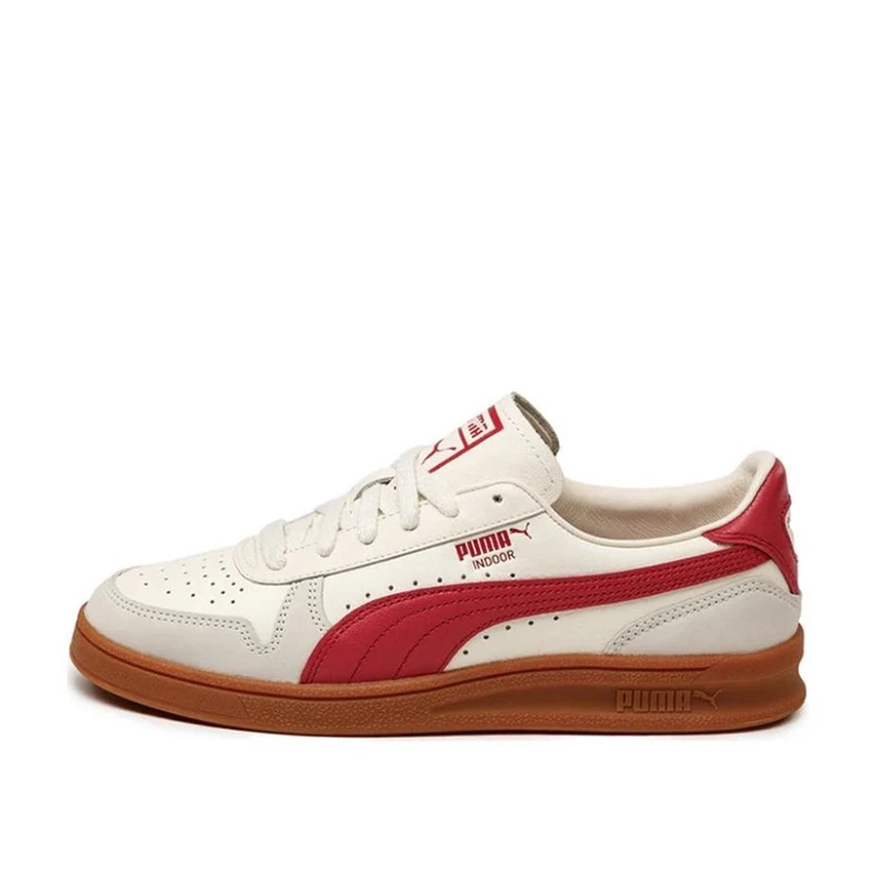清货价 彪马正品 Puma Indoor OG 白红 低帮复古运动休闲板鞋