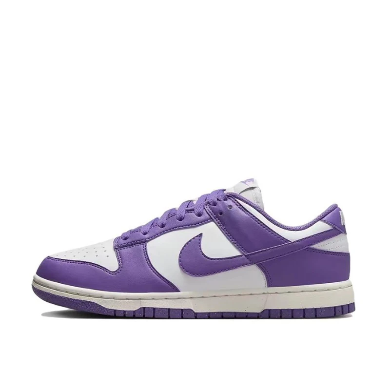 断码清货 Nike耐克正品 Dunk Low 紫白低帮复古板鞋 DD1873-108