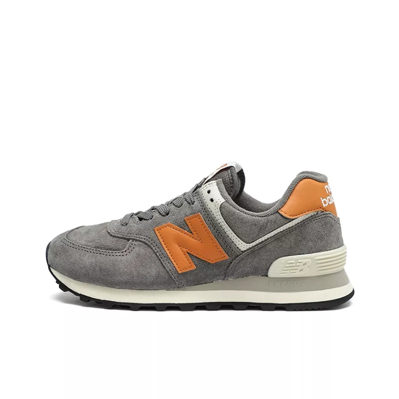 New Balance NB574 22年新款灰橙休闲跑步鞋 ML574PM2