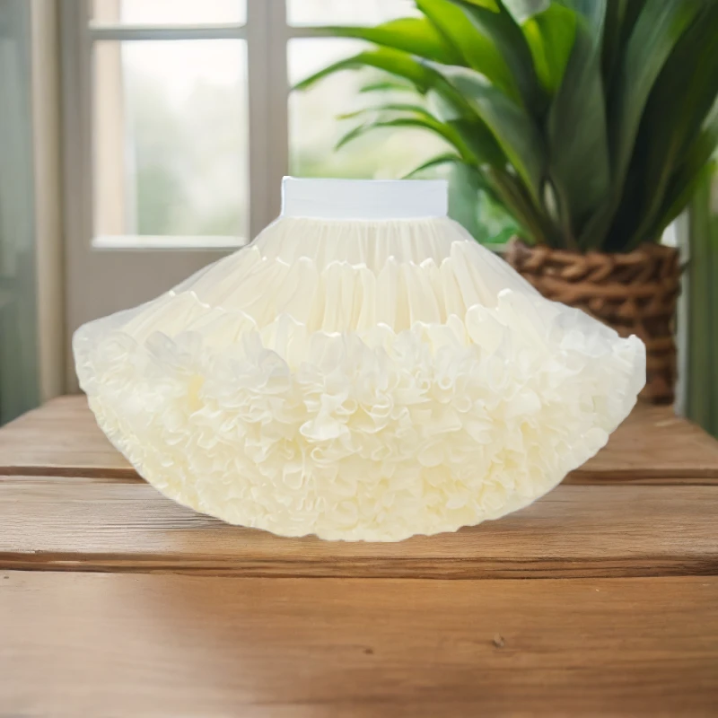 日常女童裙子短款半身lolita网纱裙儿童女宝蓬蓬裙公主tutu裙9208