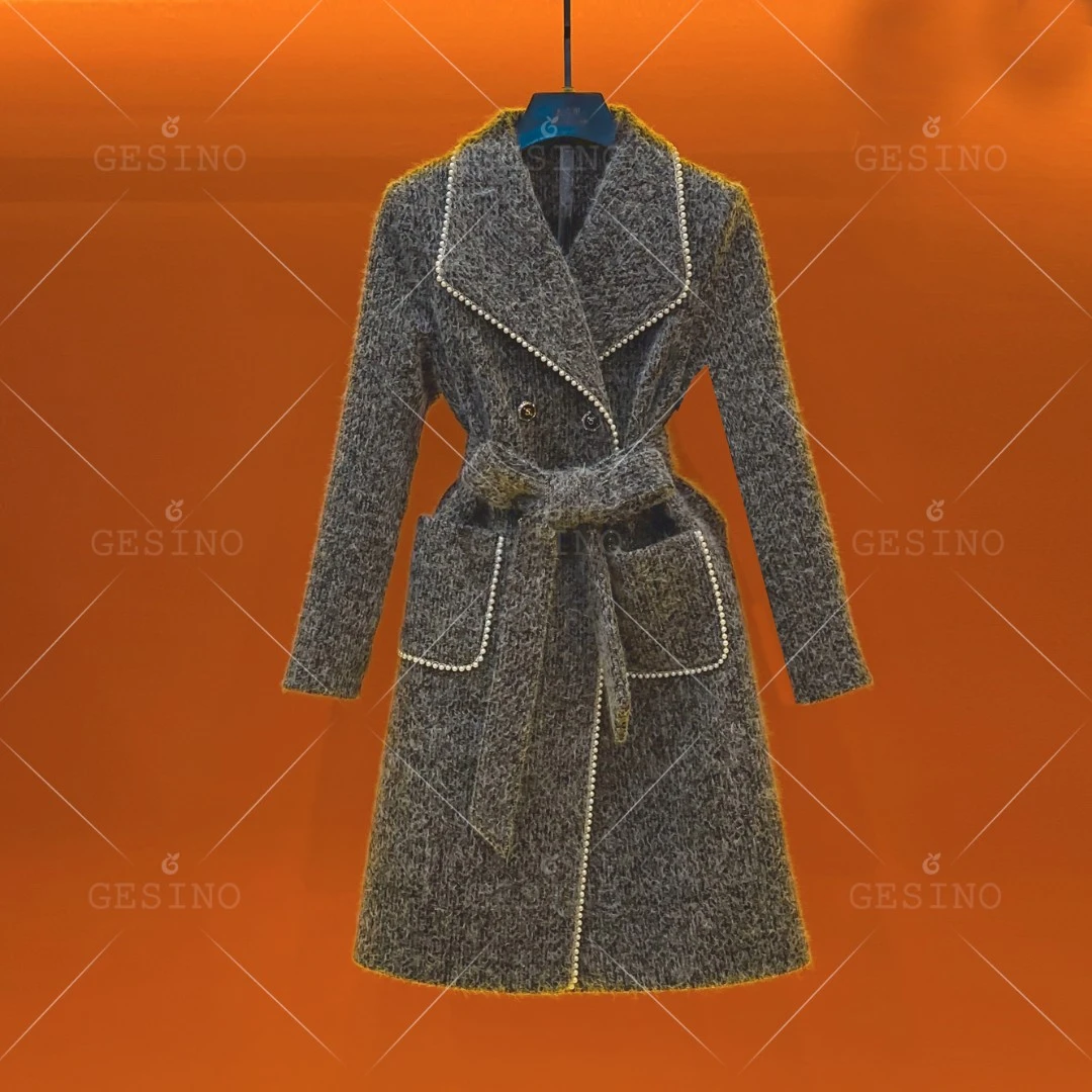 【单】编码“45”秋冬高奢限定款|优雅气质轻奢款法式设计外套G-0288