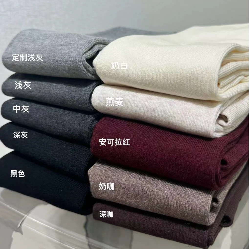 日系1600D小羊绒发热打底裤女秋冬竖条加绒厚外 穿压力显瘦连裤袜