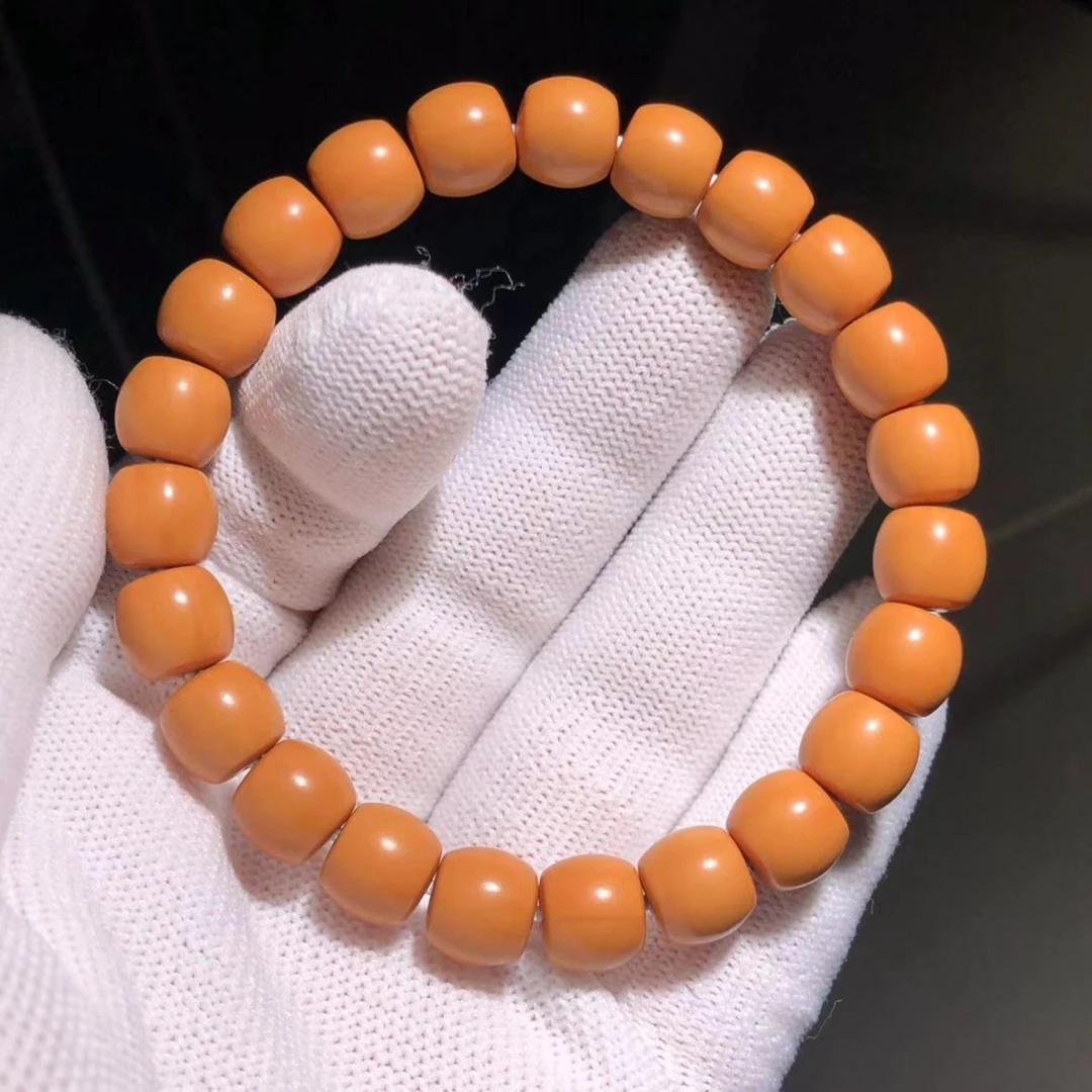 【藏艺 直切珠】猴头核桃小凤仙精工雕刻全品无暇直切手串，精工全品