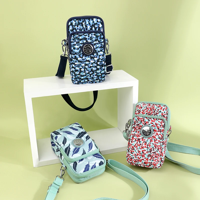 CHIBAO/驰豹韩版时尚休闲潮流百搭竖款单肩手机包女士手臂小包包